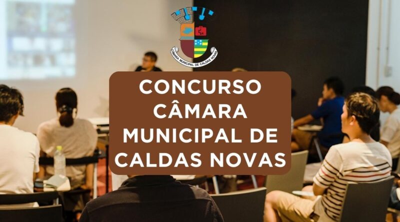 Concurso Câmara Municipal de Caldas Novas, Câmara Municipal de Caldas Novas, Apostilas Concurso Câmara Municipal de Caldas Novas