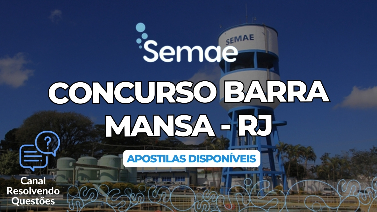Concurso SEMAE de Mogi das Cruzes SP, Concurso SEMAE SP, Edital Concurso SEMAE SP, Apostilas Concurso SEMAE SP