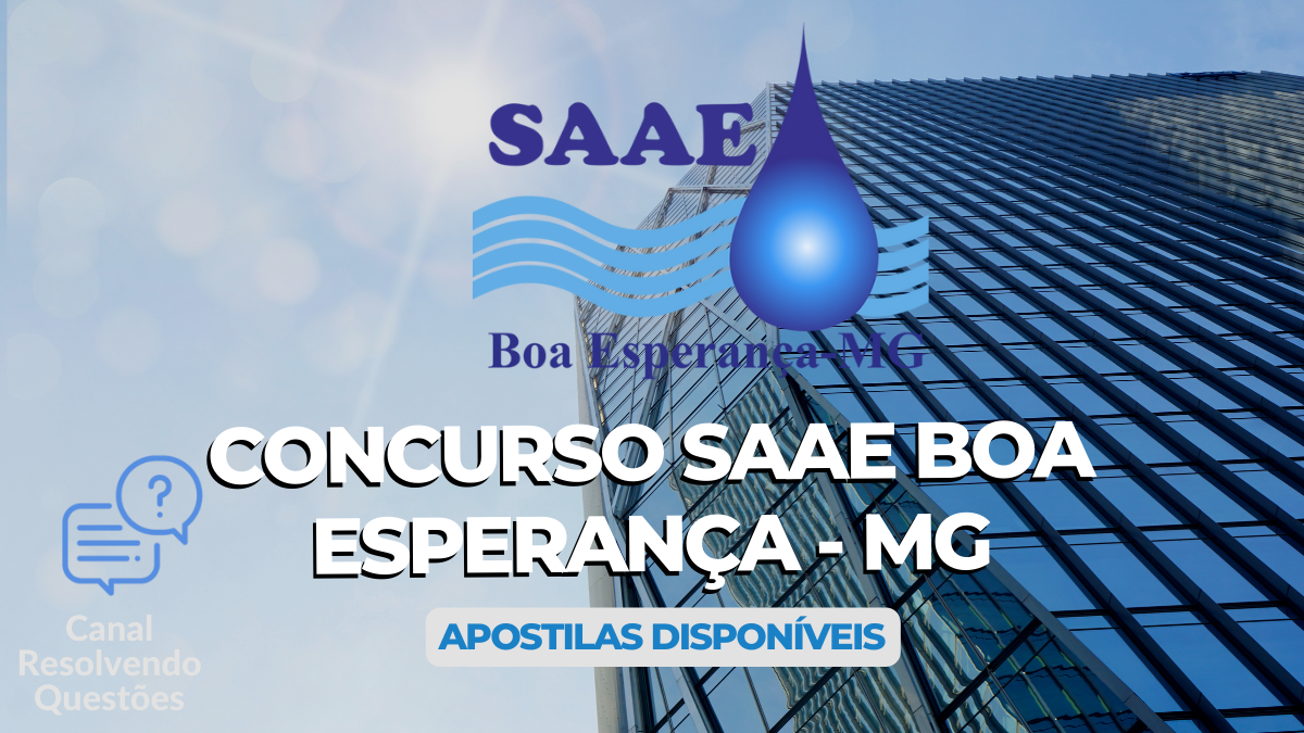 Concurso SAAE Boa Esperança - MG